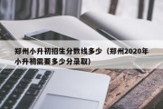 郑州小升初招生分数线多少（郑州2020年小升初需要多少分录取）