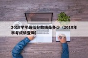 2018学考最低分数线是多少（2018年学考成绩查询）