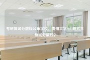 考研复试分数线公布学校，贵州大学2023研究生复试分数线？