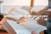 重庆省考公务员行测分值_重庆省考行测分值构成