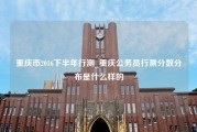 重庆市2016下半年行测_重庆公务员行测分数分布是什么样的