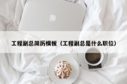 工程副总简历模板（工程副总是什么职位）