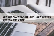 公务员优秀占考核人数的比例（公务员考核优秀等次人数如何规定）