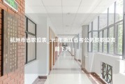 杭州市省职位表_2023年浙江省考公务员职位表能下吗