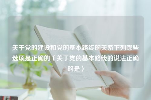 关于党的建设和党的基本路线的关系下列哪些选项是正确的（关于党的基本路线的说法正确的是）