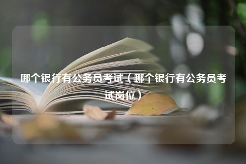 哪个银行有公务员考试（哪个银行有公务员考试岗位）