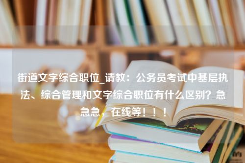 街道文字综合职位_请教：公务员考试中基层执法、综合管理和文字综合职位有什么区别？急急急，在线等！！！