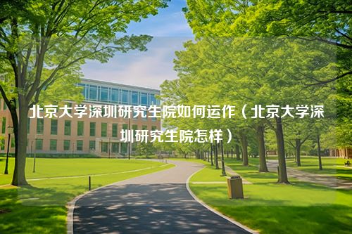 北京大学深圳研究生院如何运作（北京大学深圳研究生院怎样）